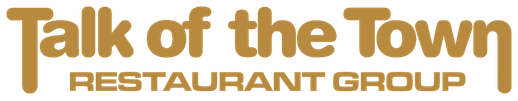 Talk of the Town Restaurant Group logo in gold
